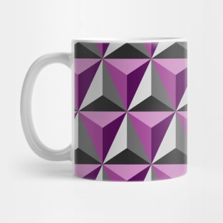 geometric Triangles Pattern Mug